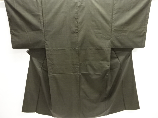 JAPANESE KIMONO FOR MEN / DORO OSHIMA TSUMUGI / ENSEMBLE (5 maruki)